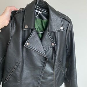 Faux leather jacket